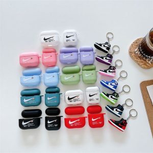 airpods pro1/2 ケース ナイキ エアーポッズケース nike airpods4 カバー カップル スポーツブランド チャーム付き airpods 3 ケース おしゃれ