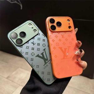 Alternative view of iphone17/17pro ガラスケース ブランド ルイヴィトン風 iphone16pro ケース カメラ 保護 iphone ケース ガラス スマホケース ハイブランド iphone ケース おしゃれ メンズ