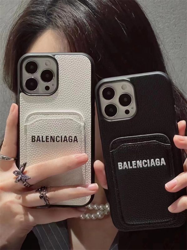 バレンシアガ iphone16ケース ペア スマホケース iphone15/14/13 海外 セレブ 愛用 iphone12pro max ケース BALENCIAGA 携帯カバー 人気 アイフォンケース カード収納 - 画像 (6)