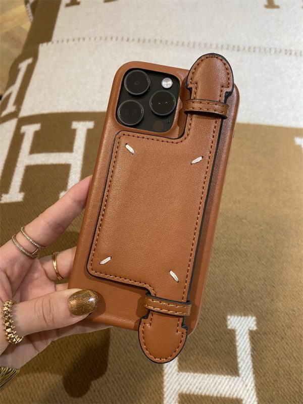マルジェラ 風 iphone16 ケース スマホ ショルダー 人気 ブランド iphone16pro/16plus ケース 斜 めがけ ブランド iphone16promax/15pro ケース ポケット 付き 革 製 アイ フォン14/13 ケース