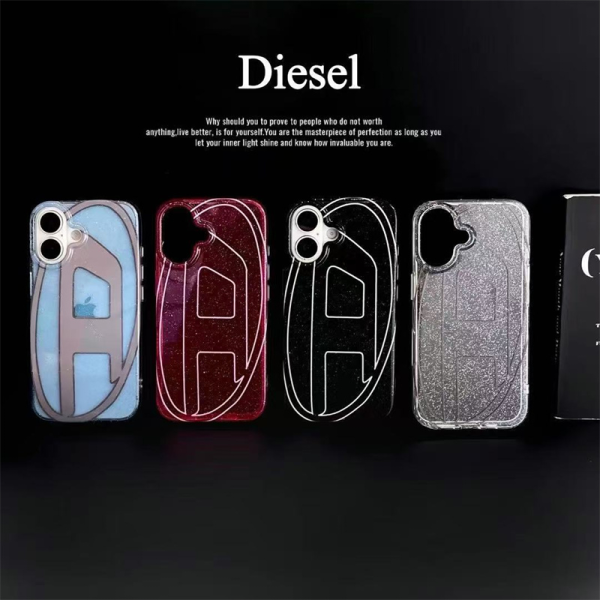 ディーゼル iphone16/16pro ケース diesel スマホケース ディーゼル アイフォン ケース ブランド キラキラ おしゃれ スマホケース iphone15/14/13 ケース 人気 ブランド 男女