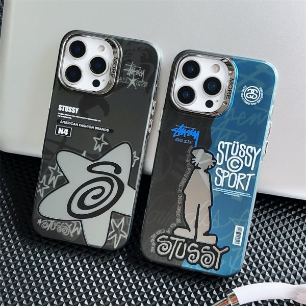 ステューシー iphone16/16proケース ハイブランド stussy アイホン15 カバー iphone14/13pro ケース ブランド メンズ 携帯ケース アイフォン12/11ケース スポーツブランド カップル お揃い - 画像 (6)