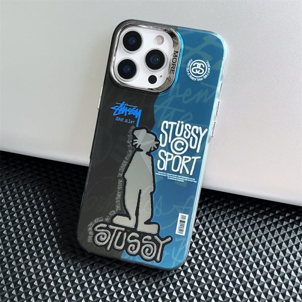ステューシー iphone16/16proケース ハイブランド stussy アイホン15 カバー iphone14/13pro ケース ブランド メンズ 携帯ケース アイフォン12/11ケース スポーツブランド カップル お揃い - 画像 (2)
