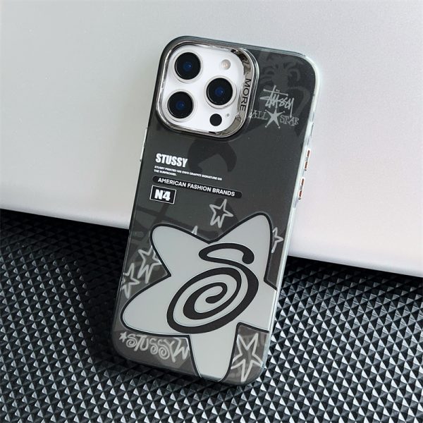 ステューシー iphone16/16proケース ハイブランド stussy アイホン15 カバー iphone14/13pro ケース ブランド メンズ 携帯ケース アイフォン12/11ケース スポーツブランド カップル お揃い - 画像 (4)