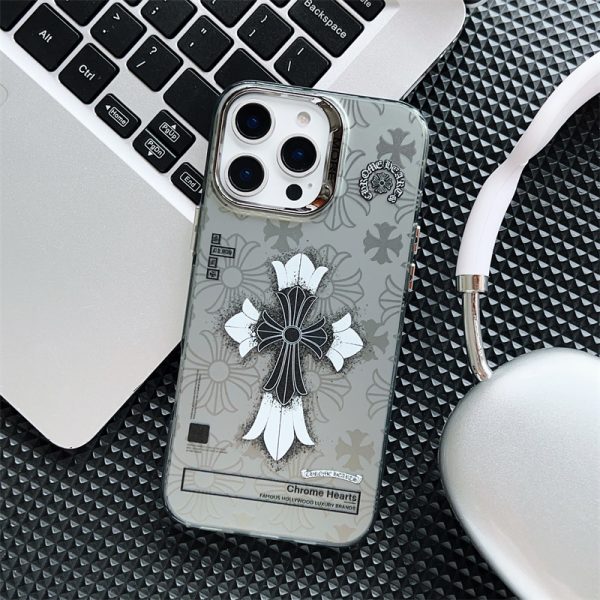 クロムハーツ iphone16/16proケース ハイブランド CHROME HEARTS アイフォン15 カバー iphone14/13pro ケース ブランド メンズ 携帯ケース アイホン12/11ケース かっこういい 高校生 - 画像 (3)