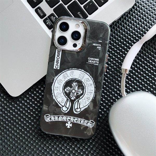 クロムハーツ iphone16/16proケース ハイブランド CHROME HEARTS アイフォン15 カバー iphone14/13pro ケース ブランド メンズ 携帯ケース アイホン12/11ケース かっこういい 高校生 - 画像 (5)
