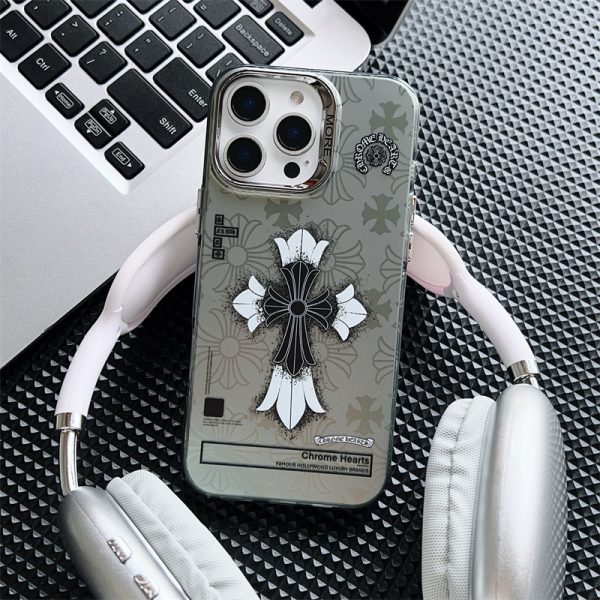 クロムハーツ iphone16/16proケース ハイブランド CHROME HEARTS アイフォン15 カバー iphone14/13pro ケース ブランド メンズ 携帯ケース アイホン12/11ケース かっこういい 高校生 - 画像 (4)