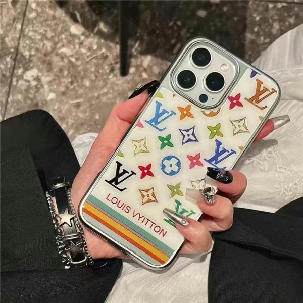 iphone17/17pro ケース 可愛い ルイヴィトン iphone16pro/16promax ケース おしゃれ カラフル スマホケース iphone15/14 ハイブランドコピー 安全 - 画像 (4)