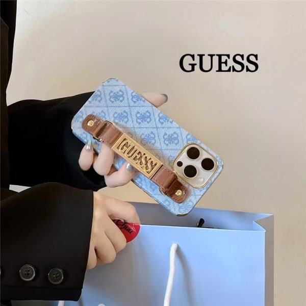 iphone17 ケース ブランド 人気 ゲス iphone16/16pro ケース ベルト付き guess スマホケース 流行り iphone15/14/13 ケース 衝撃 に 強い かわいい - 画像 (5)