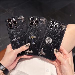 クロムハーツ iphone17 ケース ブランド iphone17pro/17promax ケース かっこいい Chrome Hearts iphone16/16pro ケース おしゃれ ブランド iphone15/14 ケース お揃い