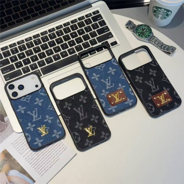ルイヴィトン iphone17promax ケース デニム iphone17/17air ケース ハイブランド iphone16/16pro ケース ペア 大人 ブランド アイフォン15/14pro ケース おすすめ パロディ