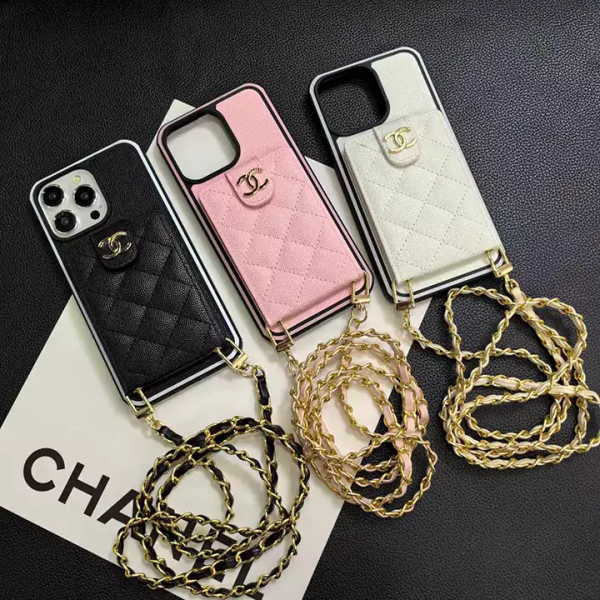 シャネル iphone17promax ケース ショルダー iphone17/17pro ケース カードケース付き chanel 携帯ケース iphoen16/16pro 人気 女子 チェーン 付き スマホケース かわいい