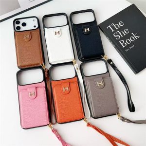 ハイブランド iphone17promax ケース エルメス iphone air/17pro ケース カード収納 背面 iphone16/16pro ケース カード ケース 付き iphone15pro/14 ケース ブランドコピー 安全