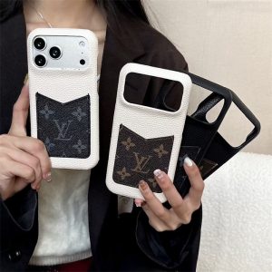 Alternative view of カード収納 iphoneケース ルイヴィトン iphone17/17pro ケース お揃い ブランド iphone16promax ケース 背面 収納 おしゃれ iphone15/14 ケース おすすめ スマホケース おしゃれ 大人