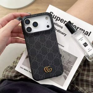 Alternative view of gucci スマホケース iphone17 iphone17pro/17promaxケース ハイブランド グッチ iphone16/16pro ケース お揃い おしゃれ iphone15promax/14proケース 大人 シンプル