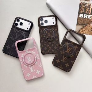 ルイヴィトン magsafe対応ケース iphone17/17promax ケース スマホグリップ付き iphone16/16pro ケース ペア ハイブランド アイフォン15pro/14/13 携帯ケース お揃い おしゃれ